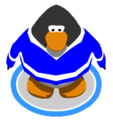 The Blue Hockey Jersey in game.