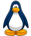 A penguin with the Blue color.