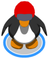 The Red Bobsled Helmet in-game.