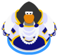 The Sapphire Duchess Dress in-game.