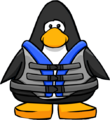 The Sport Life Jacket on a player card.