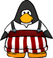 The Striped Overalls on a player card.