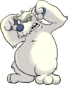 Herbert covering his ears during a Party.