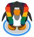 The Rainbow Feather Boa in-game.