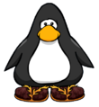 The Flame Sandals on the Player Card.
