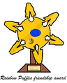 Rainbow Puffles' friendship award. (c. August 2013)