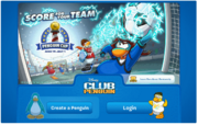 The first Login Screen.