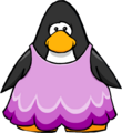 The Purple Dress on a player card.