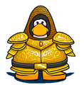 The golden armor on a Player Card.