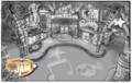 The Town when it was sketched.