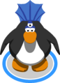 The Blue Monster Head Fin in-game.