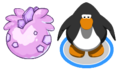 The Pink Stegosaurus Puffle Egg in-game.