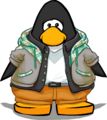The Plaid Hoodie Outfit on a player card.