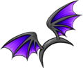 Purple Bat Wings