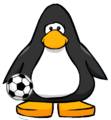 The Soccer Ball on a player card.
