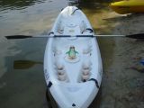 Aunt Arctic kayaking.