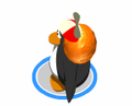 The Orange Balloon Bug that happens with all hat items.