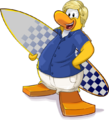 Brady, a famous penguin.