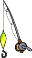 Flashing Lure Fishing Rod