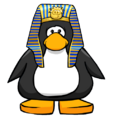 The Pharaoh Headdress on a player card.
