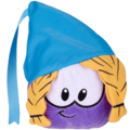 The Purple Puffle with the Princess Hat.