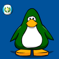 The flag on a penguin's player card.