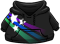 Black Hoodie with white stars