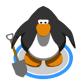 The Gray Shovel in-game.