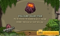 The fourth Exit Screen, featuring the Volcano igloo item.