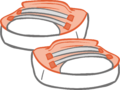 Peach Sneakers