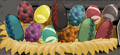 The nest, after all the eggs were obtained