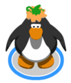 The Pumpkin Cap in-game.
