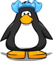 The Blue Border Collie Headband on a player card.