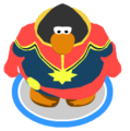 The Captain Marvel Bodysuit in-game.