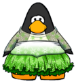 The Floating on Ice Dress on a player card.