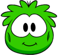 Green Puffle Costume Secret item