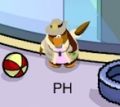 PH's avatar waving.