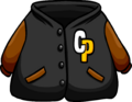 Black Letterman Jacket