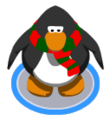 The Christmas Scarf in-game.