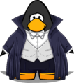 The Classic Vampire Costume on a player card.