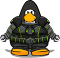 The Hazard Suit on a player card.