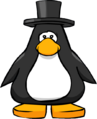 The Top Hat on a player card.