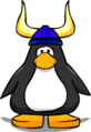 The Blue Viking Helmet on a player card.