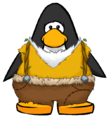 The Cavegeek Outfit on a player card.