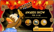 The third Exit Screen, featuring the Awards Show event.