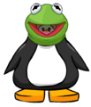The Kermit the Frog on a player card.