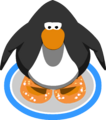 The Sparkly Amber Shoes in-game.