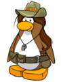 PH’s old look as she looks at the Puffle Card.