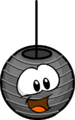 The Laughing Lantern as a black puffle.