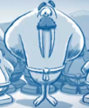 Tusk while training in Card-Jitsu.